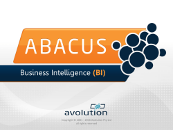 Business Intelligence (BI)