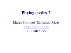 Maximum Likelihood Evolutionary Trees