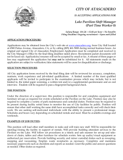 application procedure