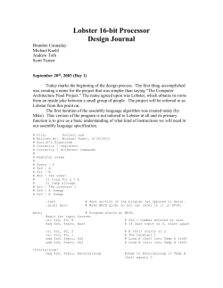 Lobster Design Journal - Rose