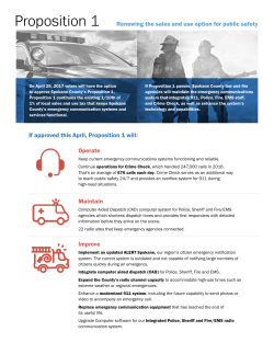Proposition 1 - Spokane Valley Chamber