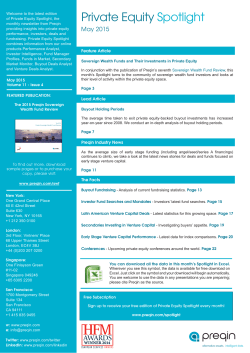 Private Equity Spotlight