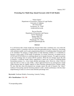Pretesting For Multi-Step Ahead Forecasts with STAR Models