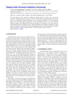 Tapping mode microwave impedance microscopy