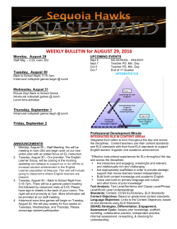 Staff Mtg. &ndash; 3:20, room 202