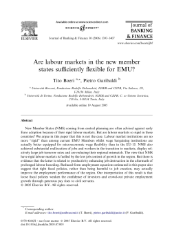 Are labour markets in the new member states sufficiently flexible for