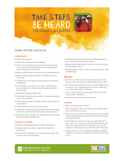 TEAM CAPTAIN CHECKLIST