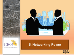 Page 90 Slide 5-8 Referral Networks