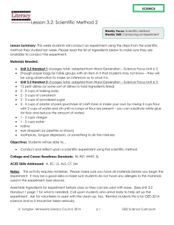 Unit 3.2 Handout 3 TEACHER ANSWER KEY