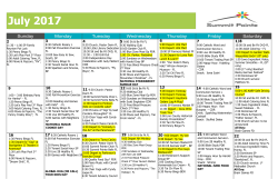 July 2017 2015&ndash;Life Enrichment