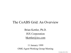 The CoABS Grid