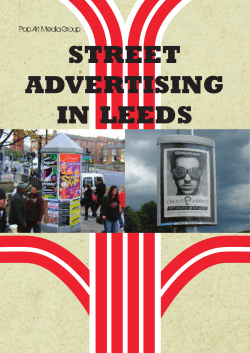 street advertising in leeds