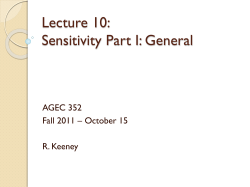 Lecture 1: Basics of Math and Economics