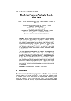 Distributed Parameter Tuning for Genetic Algorithms