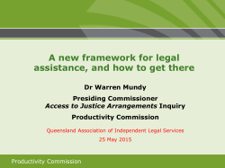 A new framework for legal assistance, and how to get there