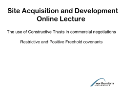 Site Acquisition and Development PowerPoint