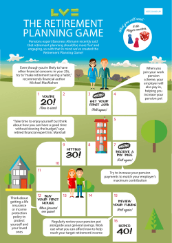 the retirement planning game