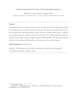 Optimal Investment Strategy for Participating Contracts