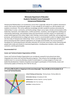 Interpersonal Relationships