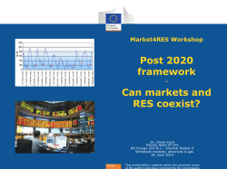 Shrinking role for energy markets