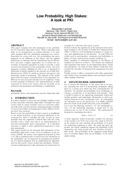Low Probability, High Stakes: A look at PKI