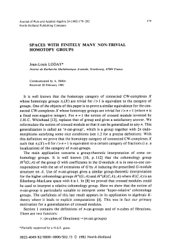 SPACES WITH FINITELY MANY NON-TRIVIAL