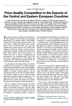 Price-Quality Competition in the Exports of the