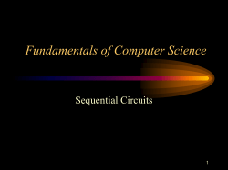 Sequential Circuits