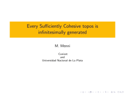 Every Sufficiently Cohesive topos is infinitesimally generated