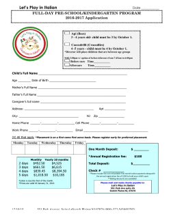 Let`s Play in Italian