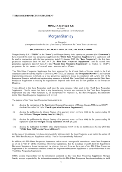 Third Base Prospectus Supplement