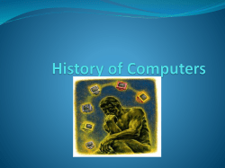 History of Computers