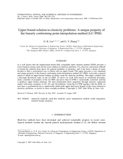 Upper bound solution to elasticity problems: A unique property of the