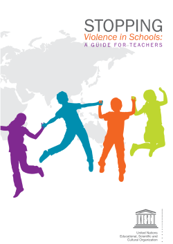 Stopping violence in schools - UNESDOC Database