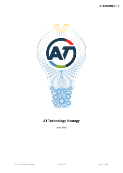 AT Technology Strategy