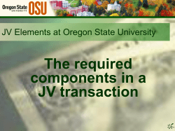 Information - Oregon State University