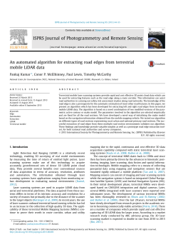 An automated algorithm for extracting road edges from terrestrial