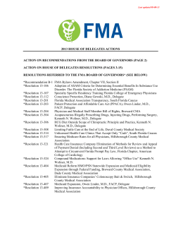 2013 house of delegates actions action on recommendations from