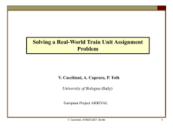 Solving a Real-World Train Unit Assignment Problem