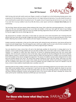 Fact Sheet Show Off This Season!