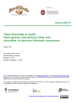 How chocolate is made - Europeana Food and Drink