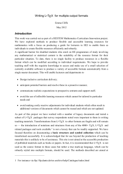 editable LaTeX instructions with large print/mouse clickable editing