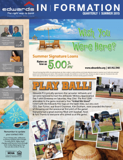 PLAY BALL! - Edwards Federal Credit Union