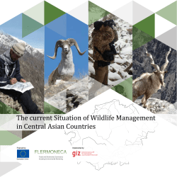 The current Situation of Wildlife Management in Central Asian