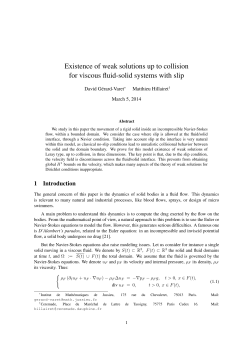 Existence of weak solutions up to collision for viscous - IMJ-PRG