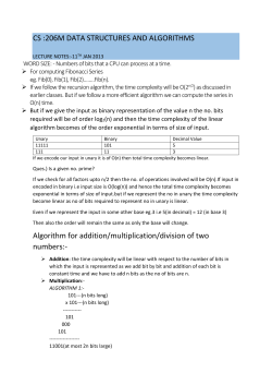 206M DATA STRUCTURES AND ALGORITHMS Algorithm
