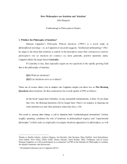 Intuition - Google Sites