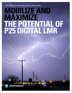 mobilize and maximize the potential of p25