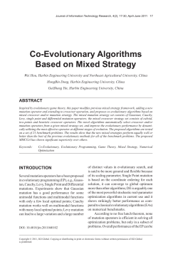 Co-Evolutionary Algorithms Based on Mixed Strategy