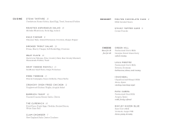 Creekstone Farms Sirloin, Quail Egg, Toast, Seasonal Pickles